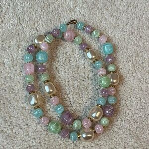 Pastel Beaded Necklace